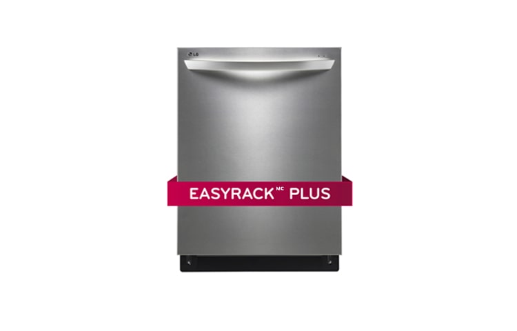 Vue avant de Lave-vaisselle entièrement integer avec système de EasyRack Plus LDF7551ST