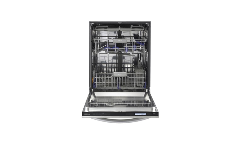 LG Lave-vaisselle entièrement intégré de 42 dB avec TrueSteam et EasyRack Plus, LDF8574ST