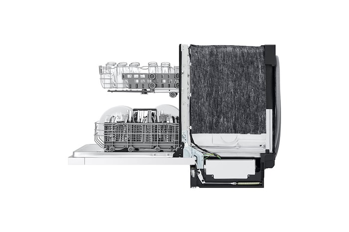 LG Lave-vaisselle à commande frontale avec fonctionnement silencieux LoDecibel, LDFC2423W