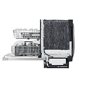 LG Lave-vaisselle à commande frontale du système QuadWash<sup>MD</sup> et du système EasyRack<sup>MD</sup> Plus, LDFN3432T