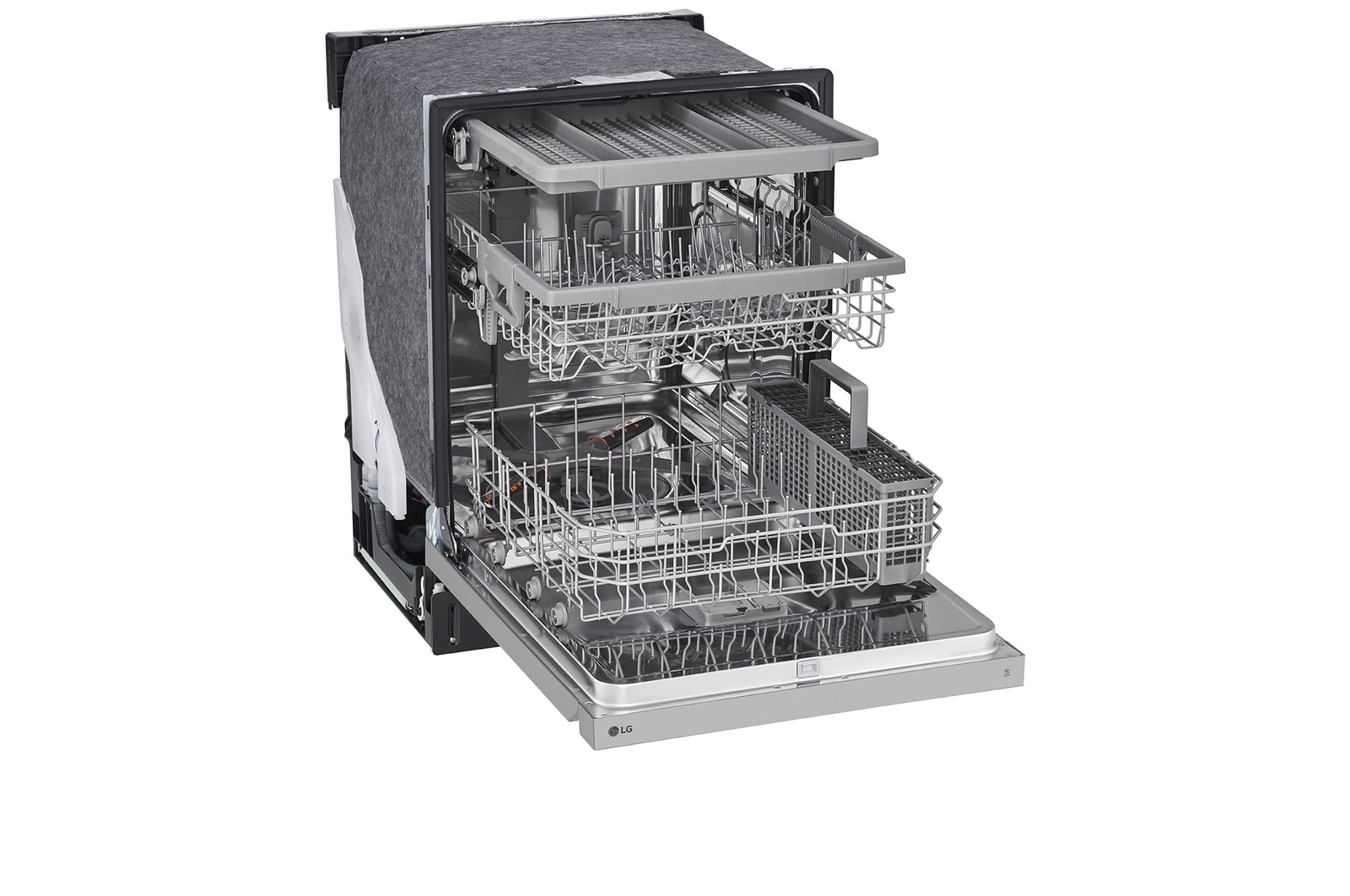 LG Lave-vaisselle à commande frontale du système QuadWash<sup>MD</sup> et du système EasyRack<sup>MD</sup> Plus, LDFN4542S