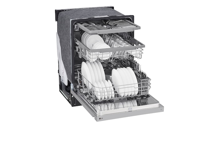 LG Lave-vaisselle à commande frontale du système QuadWash<sup>MD</sup> et du système EasyRack<sup>MD</sup> Plus, LDFN4542S