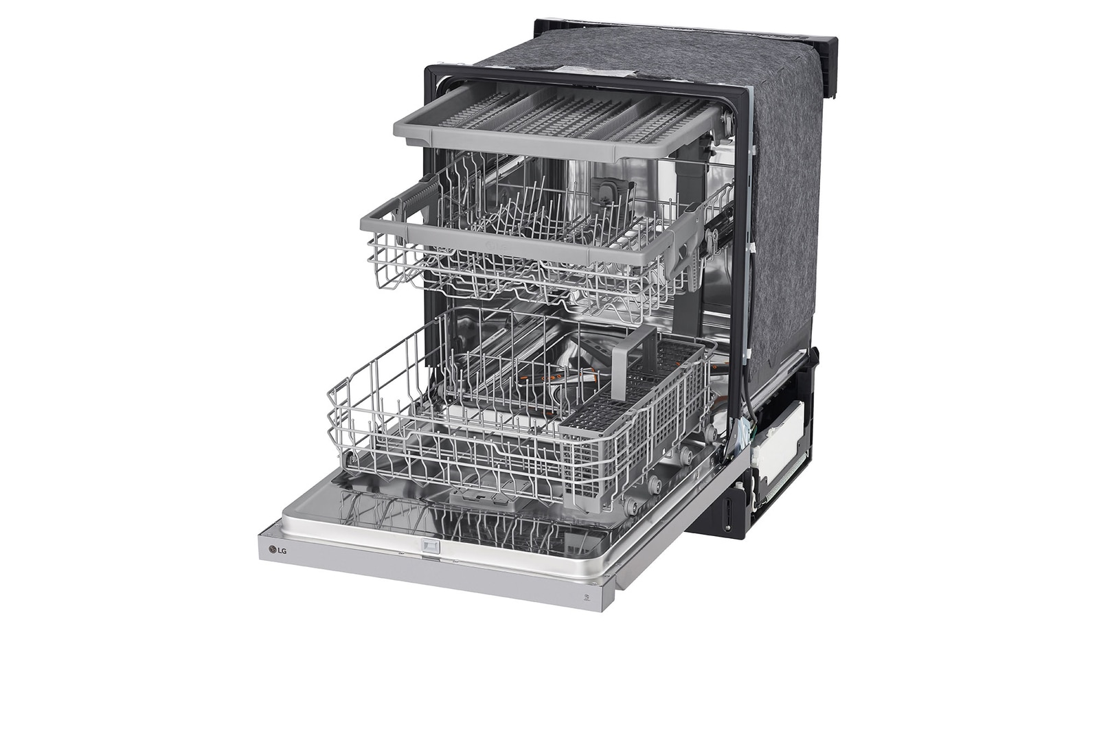 LG Lave-vaisselle à commande frontale du système QuadWash<sup>MD</sup> et du système EasyRack<sup>MD</sup> Plus, LDFN4542S