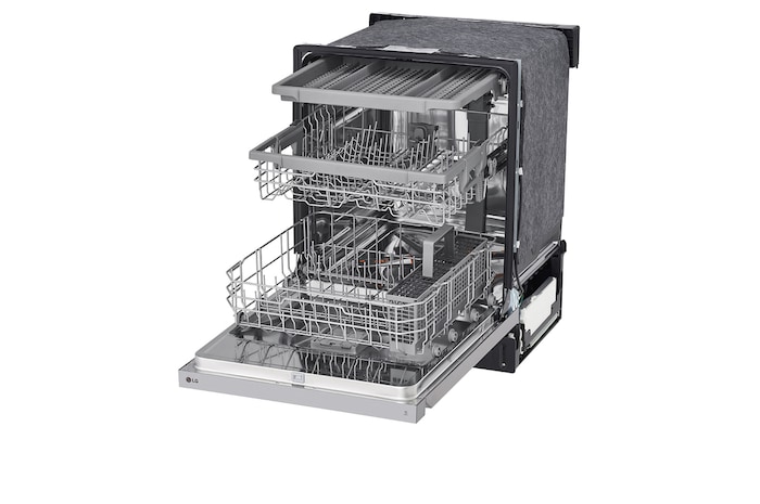LG Lave-vaisselle à commande frontale du système QuadWash<sup>MD</sup> et du système EasyRack<sup>MD</sup> Plus, LDFN4542S