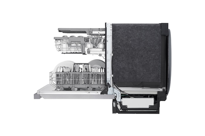 LG Lave-vaisselle à commande frontale du système QuadWash<sup>MD</sup> et du système EasyRack<sup>MD</sup> Plus, LDFN4542S