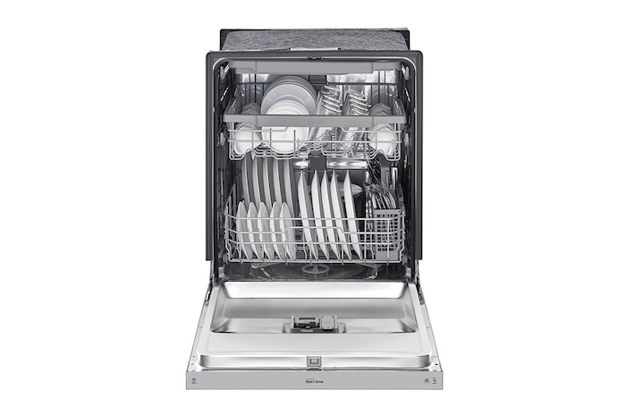LG Lave-vaisselle de 24 po LG, QuadWash🅫, Dynamic Dry🅪, 48 dB, commandes front., acier inox., LDFN4542S