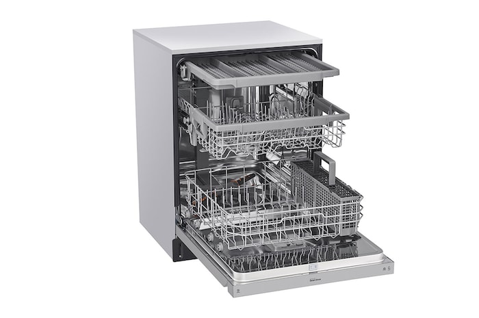 LG Lave-vaisselle de 24 po LG, QuadWash🅫, Dynamic Dry🅪, 48 dB, commandes front., acier inox., LDFN4542S