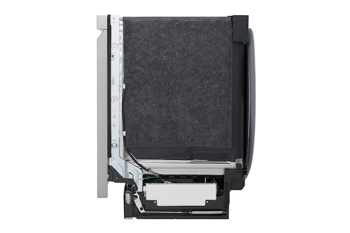 LG Lave-vaisselle de 24 po LG, QuadWash🅫, Dynamic Dry🅪, 48 dB, commandes front., acier inox., LDFN4542S