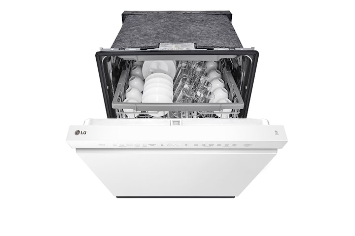 LG Lave-vaisselle à commande frontale du système QuadWash<sup>MD</sup> et du système EasyRack<sup>MD</sup> Plus, LDFN4542W