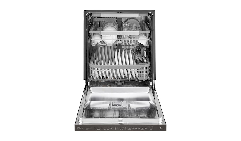 LG Lave-vaisselle à commande frontale avec QuadWash<sup>MC</sup> et 3e panier ajustable en hauteur, LDP6797BD