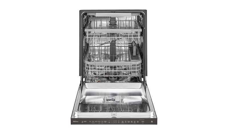 LG Lave-vaisselle à commande frontale avec QuadWash<sup>MC</sup> et 3e panier ajustable en hauteur, LDP6797BD