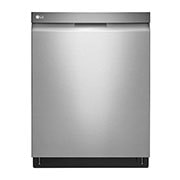 Vue avant de Lave-vaisselle à commande frontale résistant aux taches avec QuadWash®, connectivité Wi-Fi et 3e panier LDP6797SS