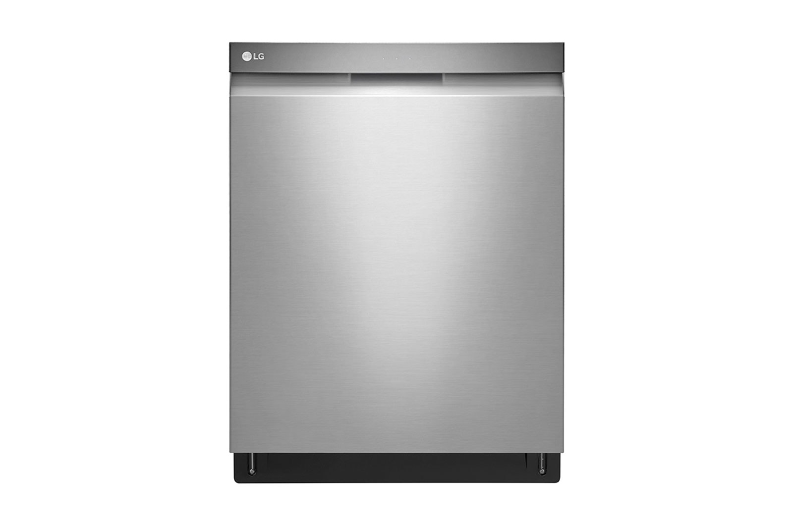 Vue avant de Lave-vaisselle à commande frontale résistant aux taches avec QuadWash®, connectivité Wi-Fi et 3e panier LDP6797SS