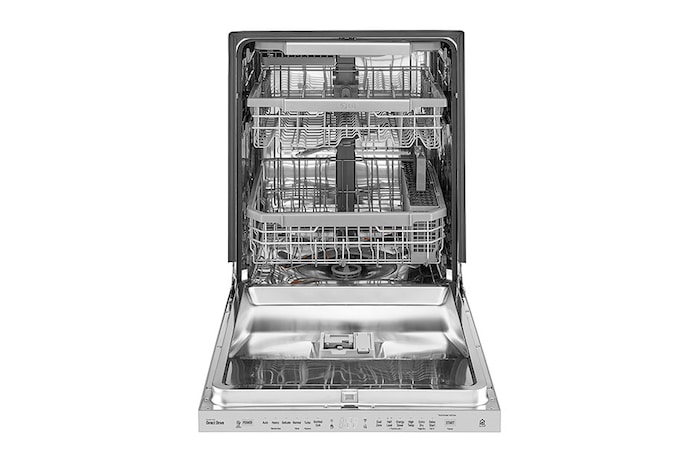 LG Lave-vaisselle à commande frontale avec QuadWash<sup>MC</sup> et 3e panier ajustable en hauteur, LDP6797ST