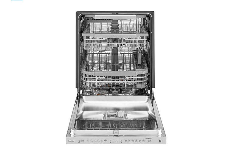 LG Lave-vaisselle à commande frontale avec QuadWash<sup>MC</sup> et 3e panier ajustable en hauteur, LDP6797ST