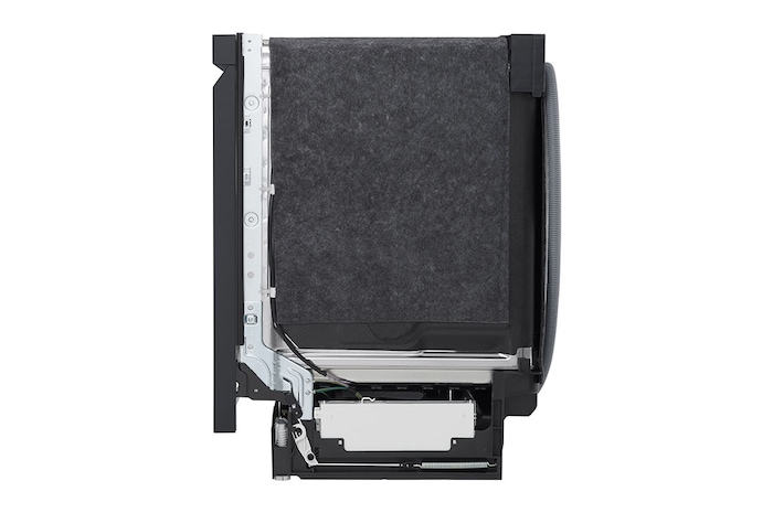 LG Lave-vaisselle noir mat à commandes sur le dessus avec TrueSteam<sup>MD</sup>, QuadWash<sup>MD</sup> et 3<sup>e</sup> panier, LDP6810BM