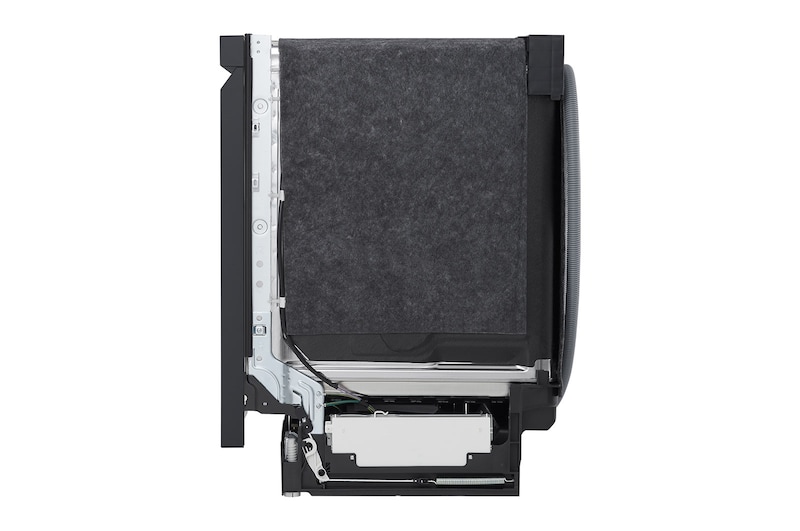 LG Lave-vaisselle noir mat à commandes sur le dessus avec TrueSteam<sup>MD</sup>, QuadWash<sup>MD</sup> et 3<sup>e</sup> panier, LDP6810BM