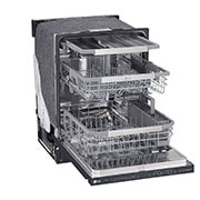 LG Lave-vaisselle noir mat à commandes sur le dessus avec TrueSteam<sup>MD</sup>, QuadWash<sup>MD</sup> et 3<sup>e</sup> panier, LDP6810BM