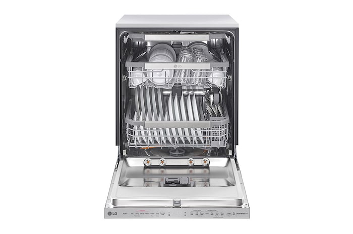 LG Lave-vaisselle à commandes sur le dessus avec finition résistante aux taches, TrueSteam<sup>MD</sup>, QuadWash<sup>MD</sup> et 3<sup>e</sup> panier, LDP6810SS