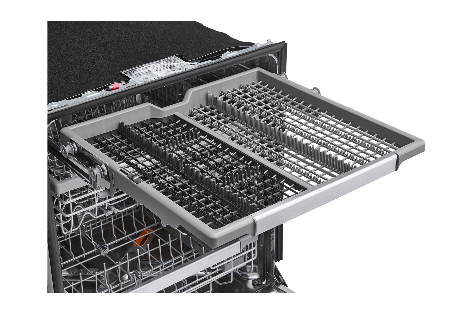 LG Lave-vaisselle intelligent avec lave et sèche en 1 heure, commandes sur le dessus et système QuadWash Pro<sup>MC</sup>, technologie TrueSteam<sup>MD</sup> et technologie Dynamic Dry<sup>MC</sup>, LDPH7972S
