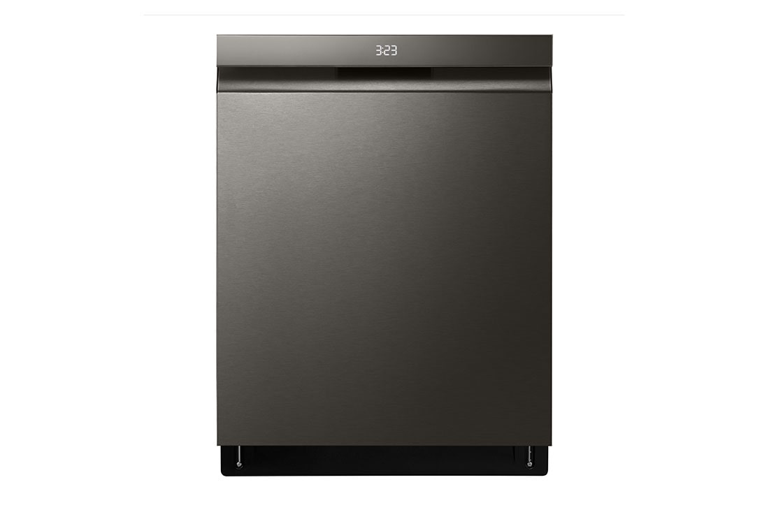 Lave-vaisselle noir mat à commandes sur le dessus avec TrueSteamMD,  QuadWashMD et 3e panier - LDP6809BM