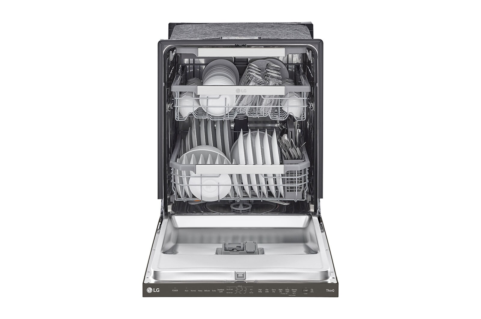 LG Lave-vaisselle intelligent avec  commandes sur le dessus et système QuadWash<sup>MC</sup> Pro, et technologie Dynamic Dry<sup>MC</sup>, LDPM6762D