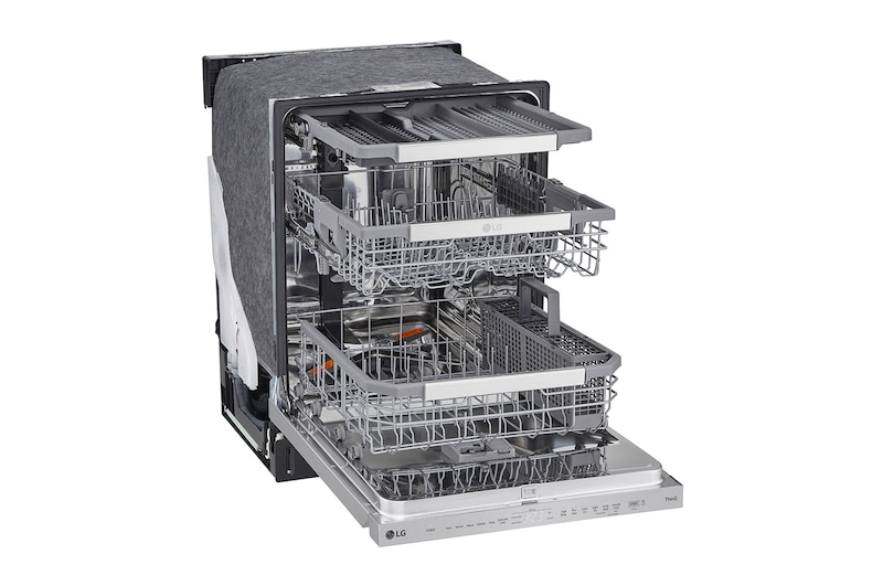 LG Lave-vaisselle intelligent avec  commandes sur le dessus et système QuadWash Pro<sup>MC</sup>, et technologie Dynamic Dry<sup>MC</sup>, LDPM6762S