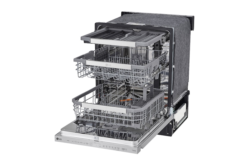 LG Lave-vaisselle intelligent avec  commandes sur le dessus et système QuadWash Pro<sup>MC</sup>, et technologie Dynamic Dry<sup>MC</sup>, LDPM6762S