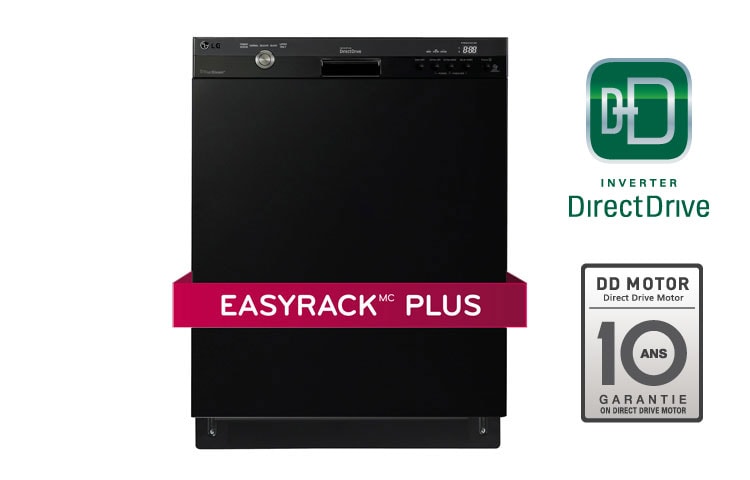 Vue avant de Lave-vaisselle semi-intégré avec système de EasyRack MC Plus LDS5540BB