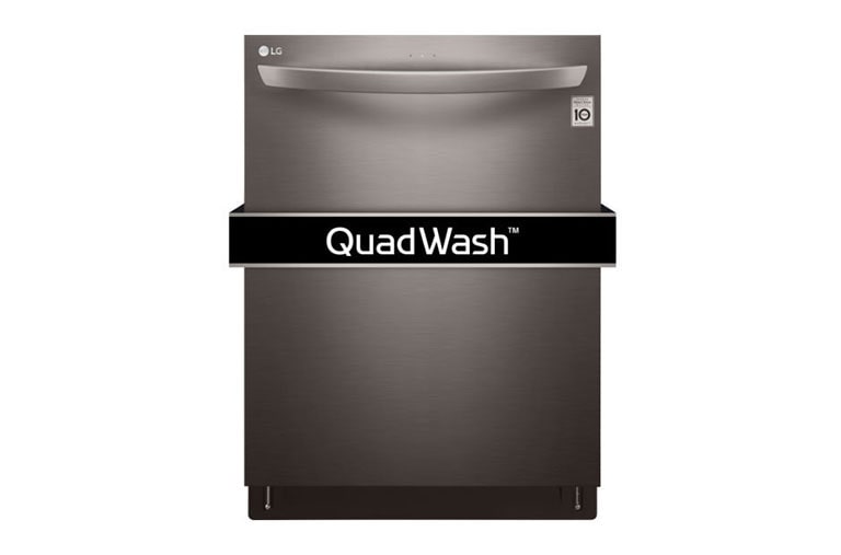 Vue avant de Lave-vaisselle à commande frontale avec QuadWash<sup>MC</sup> et EasyRack<sup>MC</sup> Plus LDT5665BD