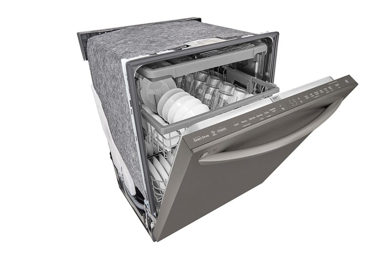 LG Lave-vaisselle à commande sur avec QuadWash®, connectivité Wi-Fi et 3e panier, LDT5678BD