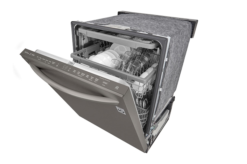 LG Lave-vaisselle à commande sur avec QuadWash®, connectivité Wi-Fi et 3e panier, LDT5678BD