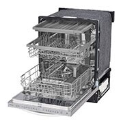 LG Lave-vaisselle à commande sur le dessus résistant aux taches avec QuadWash®, connectivité Wi-Fi et 3e panier, LDT5678SS