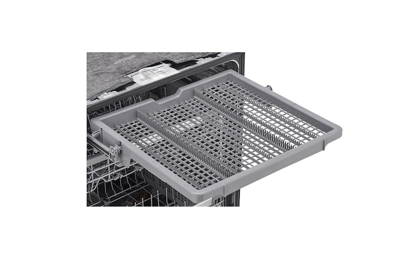 LG Lave-vaisselle à commande sur le dessus résistant aux taches avec QuadWash®, connectivité Wi-Fi et 3e panier, LDT5678SS