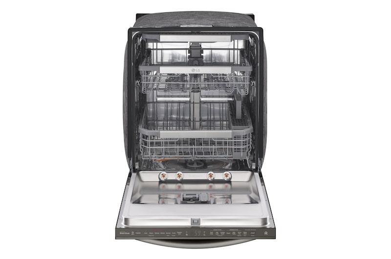 LG Bientôt en vente : Lave-vaisselle à commandes sur le dessus avec TrueSteam<sup>MD</sup> et système QuadWash<sup>MC</sup>, prenant en charge le Wi-Fi, LDT7808BD
