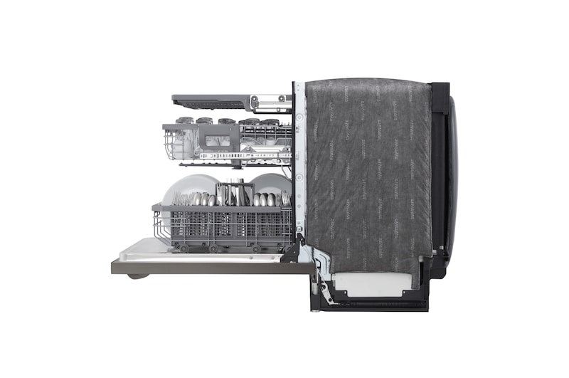 LG Bientôt en vente : Lave-vaisselle à commandes sur le dessus avec TrueSteam<sup>MD</sup> et système QuadWash<sup>MC</sup>, prenant en charge le Wi-Fi, LDT7808BD