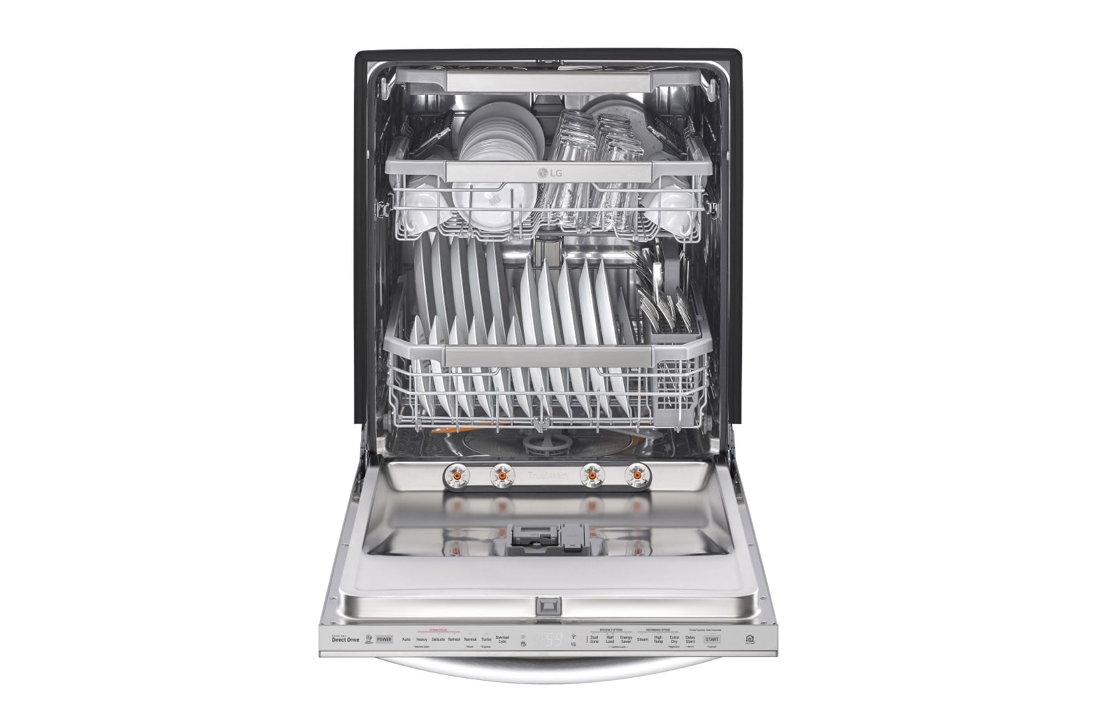 LG Lave-vaisselle QuadWash<sup>MD</sup> doté de la technologie TrueSteam ThinQ<sup>MD</sup>, LDT7808SS