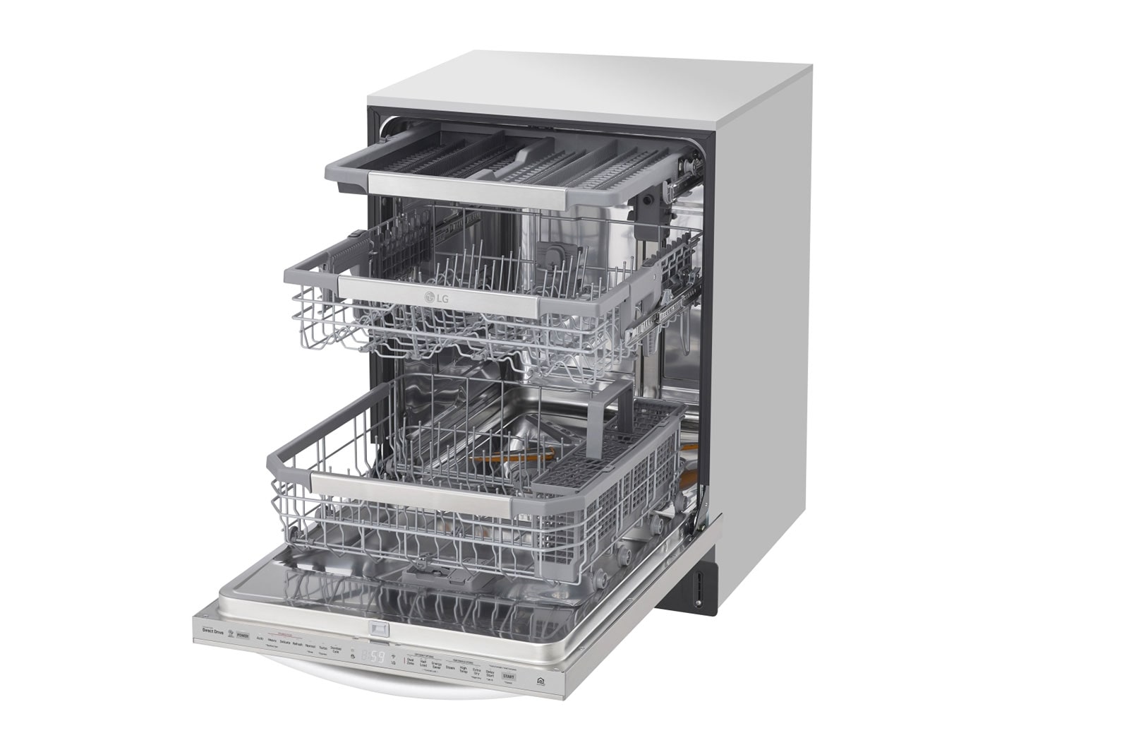 LG Lave-vaisselle QuadWash<sup>MD</sup> doté de la technologie TrueSteam ThinQ<sup>MD</sup>, LDT7808SS