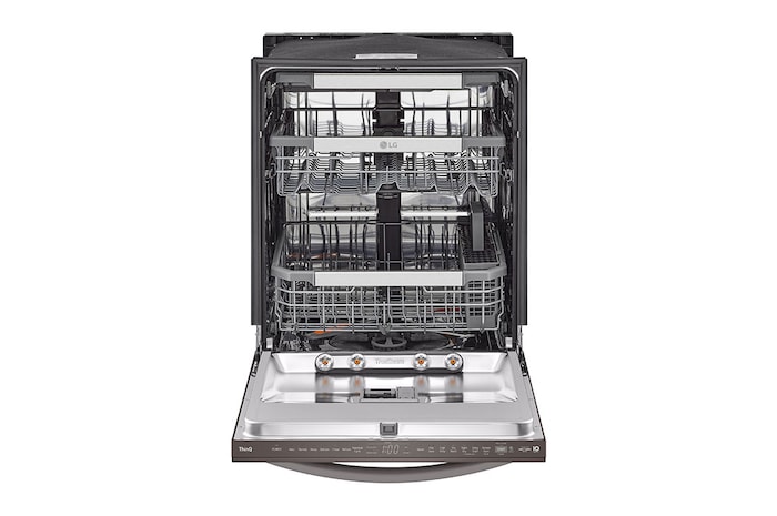 LG Lave-vaisselle intelligent avec lave et sèche en 1 heure, commandes sur le dessus et système QuadWash Pro<sup>MC</sup>, technologie TrueSteam<sup>MD</sup> et technologie Dynamic Dry<sup>MC</sup>, LDTH7972D