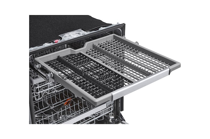 LG Lave-vaisselle intelligent avec lave et sèche en 1 heure, commandes sur le dessus et système QuadWash Pro<sup>MC</sup>, technologie TrueSteam<sup>MD</sup> et technologie Dynamic Dry<sup>MC</sup>, LDTH7972D