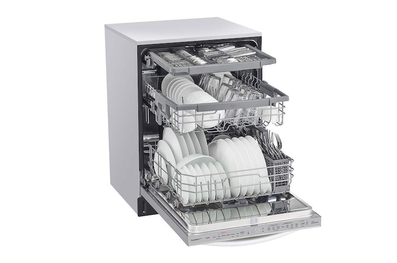 LG Lave-vaisselle à commandes sur le dessus doté du Wi-Fi, du système TrueSteam<sup>MD</sup> et d’un 3e panier, LDTS5552S
