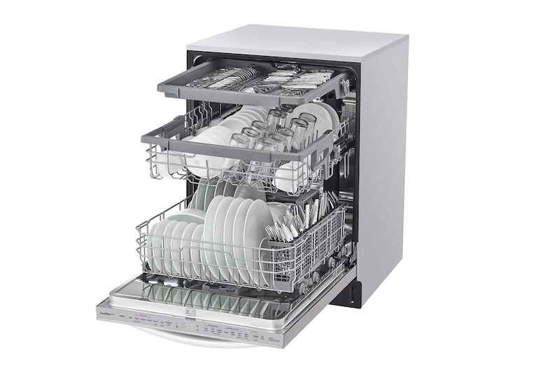 LG Lave-vaisselle à commandes sur le dessus doté du Wi-Fi, du système TrueSteam<sup>MD</sup> et d’un 3e panier, LDTS5552S