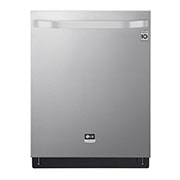Vue avant de Lave-vaisselle LG STUDIO à vapeur et à commandes supérieures avec technologie QuadWash<sup>MC</sup> LSDT9908SS