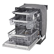 LG Lave-vaisselle LG STUDIO à vapeur et à commandes supérieures avec technologie QuadWash<sup>MC</sup>, LSDT9908SS