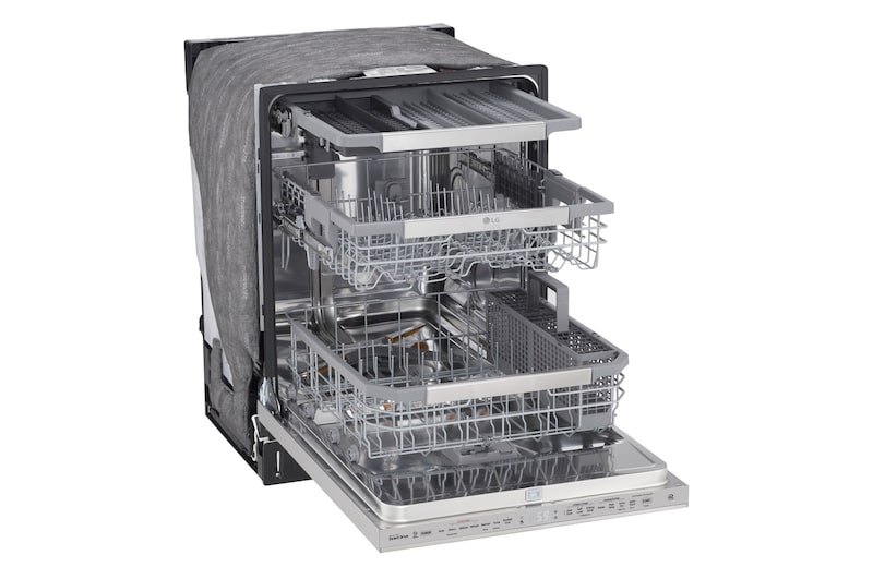 LG Lave-vaisselle LG STUDIO à vapeur et à commandes supérieures avec technologie QuadWash<sup>MC</sup>, LSDT9908ST