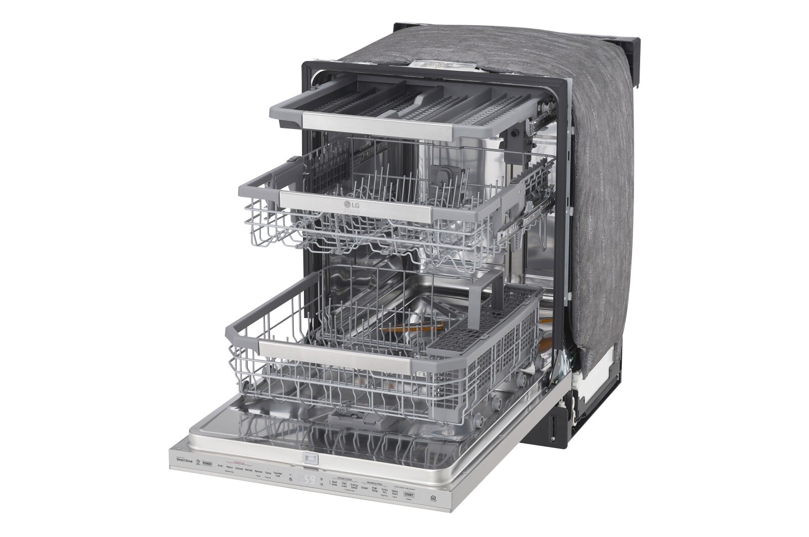 LG Lave-vaisselle LG STUDIO à vapeur et à commandes supérieures avec technologie QuadWash<sup>MC</sup>, LSDT9908ST