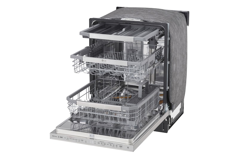 LG Lave-vaisselle LG STUDIO à vapeur et à commandes supérieures avec technologie QuadWash<sup>MC</sup>, LSDT9908ST