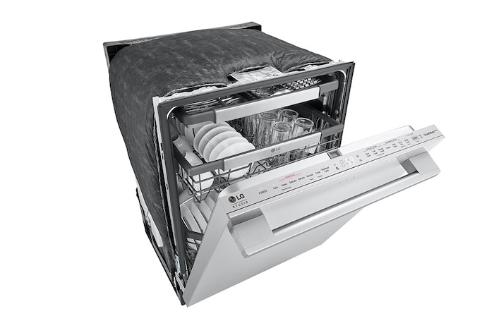 LG Lave-vaisselle intelligent avec commandes sur le dessus de LG STUDIO avec lavage et séchage en 1 heure, SDWB24S3