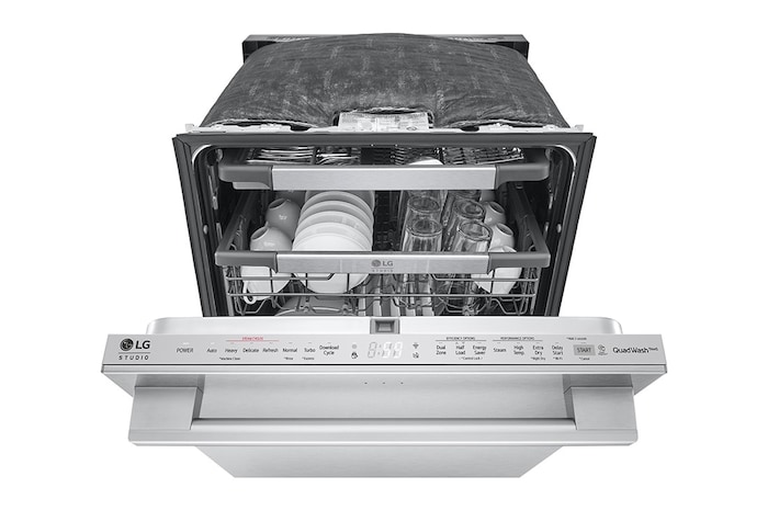 LG Lave-vaisselle intelligent avec commandes sur le dessus de LG STUDIO avec lavage et séchage en 1 heure, SDWB24S3