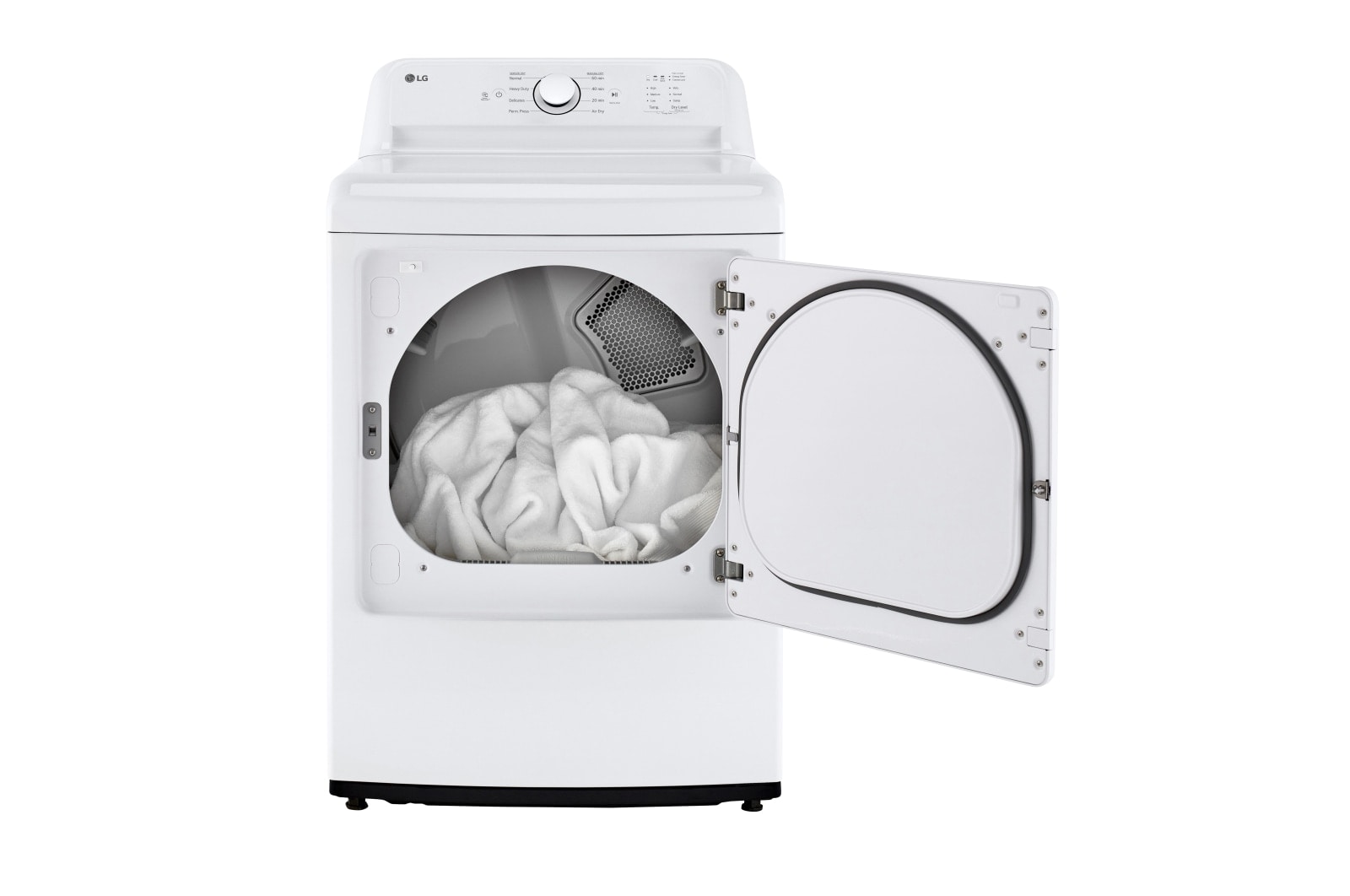 LG Sécheuse électrique à très grande capacité de 7,3 pi3 homologuée ENERGY STAR<sup>MD</sup>, avec commandes à l’arrière et séchage par détecteur, DLE6100W